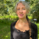Porträtt av Anna Bohm, lärare på musiklinjen. Foto.