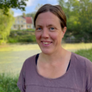 Porträtt av Cecilia Waxegård, lärare på allmän kurs. Foto.